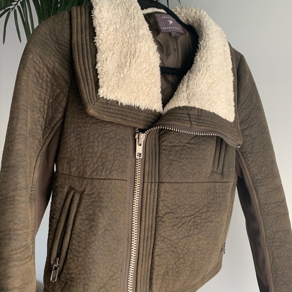 Forever 21 olive jacket